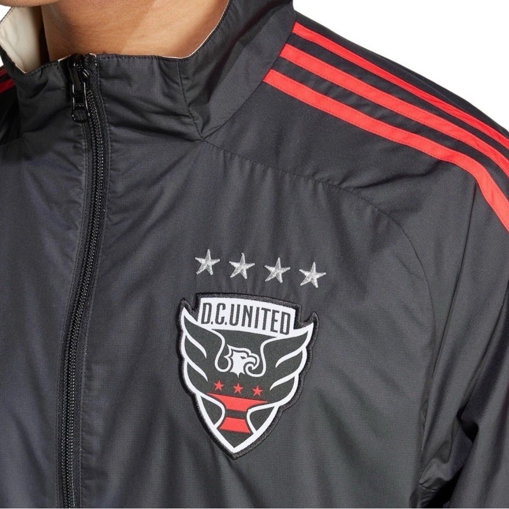 adidas DC United Anthem Reversible Full-Zip Jacket men’s size XL NWT